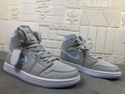 Air Jordan 1 WMNS High Zoom Grey Blue High-Top Sneakers