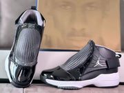 Jordan 19 Black and White High-Top Sneakers