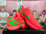 Nike Kobe PE Basketball Shoes in Coral and Green