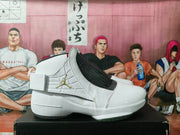 Jordan Air Jordan 20 White and Gray Basketball Sneakers