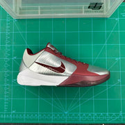 Nike Kobe High School Basketball Sneakers Silver Red