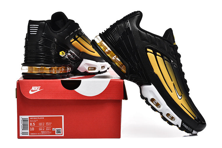 Nike Air Max Plus III Black and Yellow Sneakers