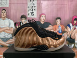 Nike Foamposite-Style Sneakers Bronze Black