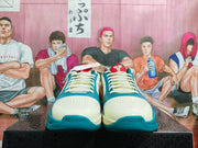 Nike Basketball Sneakers Coconut Milk Blue