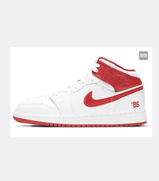 Jordan '85 High-Top Sneakers White Red DH0200-100
