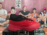 Adidas Basketball Sneakers Red Black