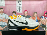 Nike Playoffs Basketball Sneakers White Black Gold