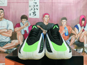 adidas Basketball Shoes Black Blue and Volt