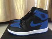 Jordan 1 High Sneakers Black Royal Blue