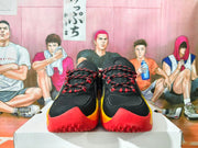 Under Armour Curry Basketball Shoes Black Yellow Red