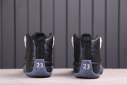 Air Jordan 12 Reverse Flu Game Black High-Top Sneakers DC1062-006