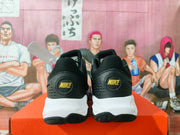 Nike Black and Gold Basketball Sneakers with White Midsole