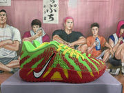 Nike Sneakers Red Green Gradient Basketball Style