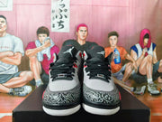 Jordan 3 Retro Sneakers Grey Black Red