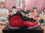 Nike Red and Black High-Top Sneakers