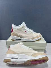 Jordan Air Jordan 3 Retro Year of the Horse Sneakers Cream Red