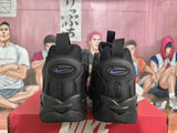 Nike Black and Purple Sneakers
