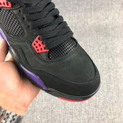 Jordan Air Jordan 4 Black Purple Red Sneakers