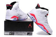 Jordan Air Jordan 6 High-Top Sneakers White Red 384664-123