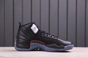 Air Jordan 12 Reverse Flu Game Black High-Top Sneakers DC1062-006