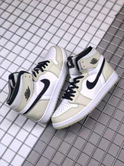 Nike Air Jordan 1 Zoom Comfort Sneakers White Gray Black CT0979-002