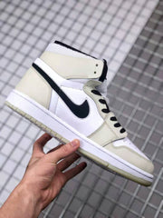 Nike Air Jordan 1 Zoom Comfort Sneakers White Gray Black CT0979-002