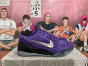 Nike Moon Walk Purple Basketball Sneakers