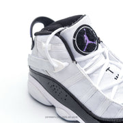 Jordan 6 Rings White Black Purple Sneakers 2411WWYLOG