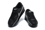 Nike Air Max 90 Black and Silver Sneakers