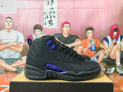 Jordan Black and Blue High-Top Sneakers