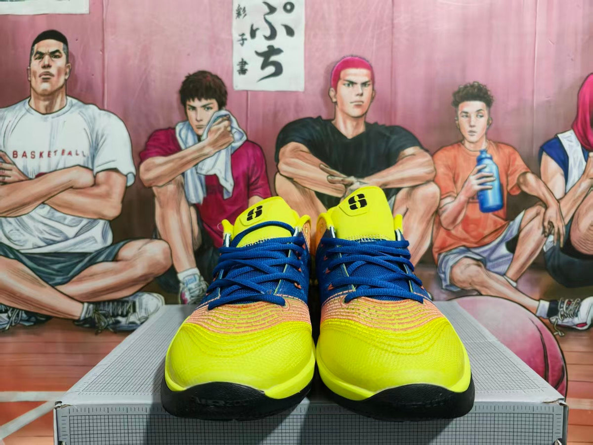 Nike Kobe 8 Basketball Shoes, Yellow and Blue