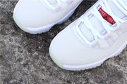 Jordan Air Jordan 11 Platinum Tint White Red Sneakers