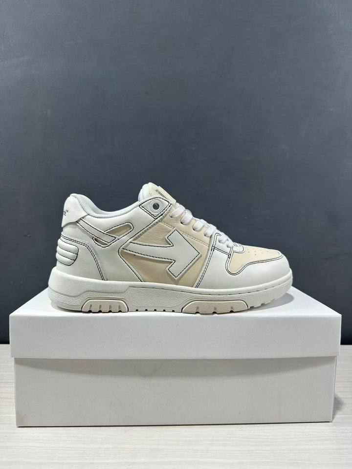 Off-White Out Of Office Low-Top Sneakers Cream White