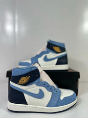 Air Jordan 1 High OG Blue and White Sneakers FD2596-400