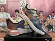 PUMA All-Pro Basketball Shoes in Navy and Ice Blue