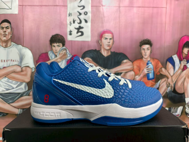 Nike Zoom Kobe 6 Protro Dodgers Blue Basketball Sneakers
