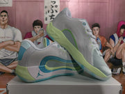 Jordan Basketball Sneakers Gray Blue Green