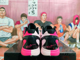 Nike Zoom Basketball Shoes Pink Black White