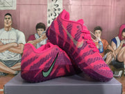 Nike Pink Zoom Basketball Sneakers