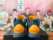 Nike Kobe 5 Basketball Shoes, Navy Blue and Orange