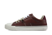 Maison Margiela Replica Low-Top Sneakers in Burgundy