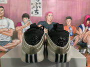 Silver Gray Low-Top Sneakers