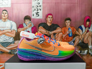Nike Basketball Sneakers in Orange, Blue, Green and Purple