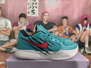Jordan Grizzlies Basketball Sneakers Teal Red