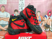 Nike Air Basketball Sneakers Black and Red