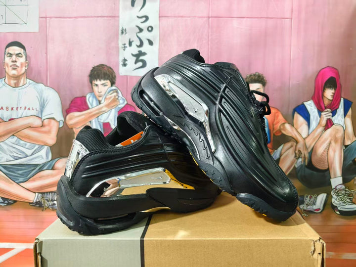 Nike Shox Black Silver Sneakers