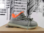 Yeezy 350 V2 Kids' Sneakers in Gray and Orange