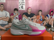 Nike 001 Basketball Sneakers White Blue Pink