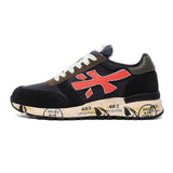 Premiata Mick Sneakers in Navy, Black and Red
