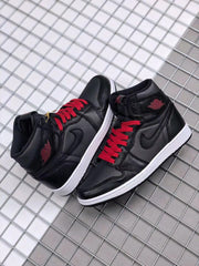 Jordan Air Jordan 1 High OG Black Satin Black/Red Sneakers